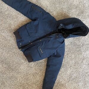 Canada Goose Kids Puffer Jacket - Navy Blue